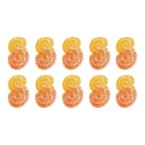 SOURZ by Spinach® - Fully Blasted Peach Orange 1:1 THC CBD Gummies - Hybrid - 10x1 Pack SOURZ by Spinach® - Fully Blasted Peach Orange 1:1 THC CBD Gummies - Hybrid - 10x1 Pack