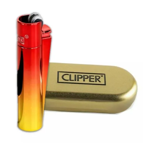 Metal Clipper Lighter - Sunset