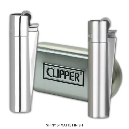Metal Clipper Lighter - Silver