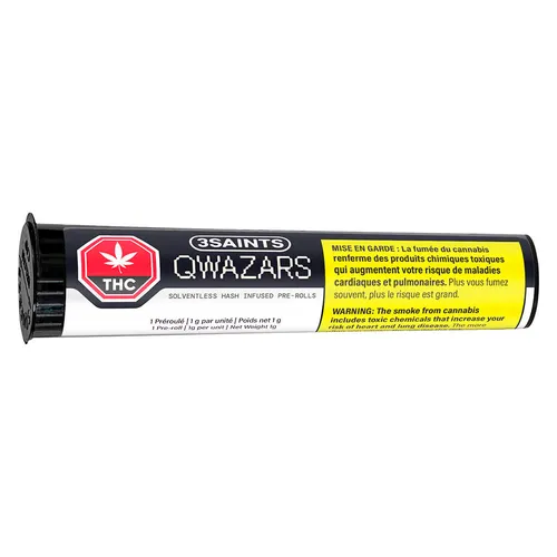 Qwazars Solventless Hash Infused Joint Qwazars Solventless Hash Infused Joint