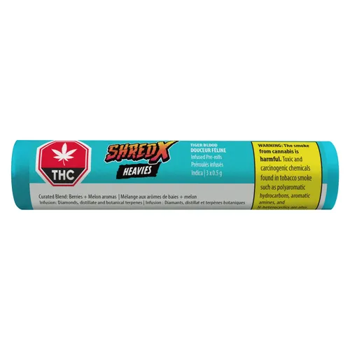 Tiger Blood Heavies Diamond & Disty Infused Pre-Rolls Tiger Blood Heavies Diamond & Disty Infused Pre-Rolls