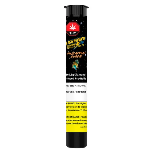 Pineapple Surge Diamond Fuelled Bolts Infused Pre-Roll2 Pineapple Surge Diamond Fuelled Bolts Infused Pre-Roll2