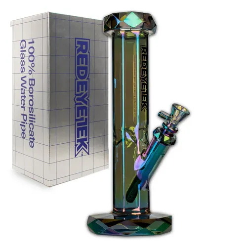 Red Eye Tek 12" Metallic Terminator Finish Draco Straight Tube - Green