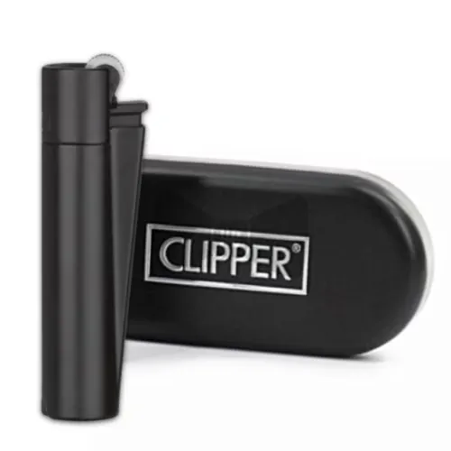 Metal Clipper Lighter - Matte Black
