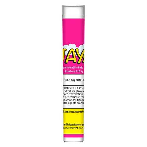 High Potency 50+ Diamond Infused Strawberry Ripple Pre-Rolls High Potency 50+ Diamond Infused Strawberry Ripple Pre-Rolls