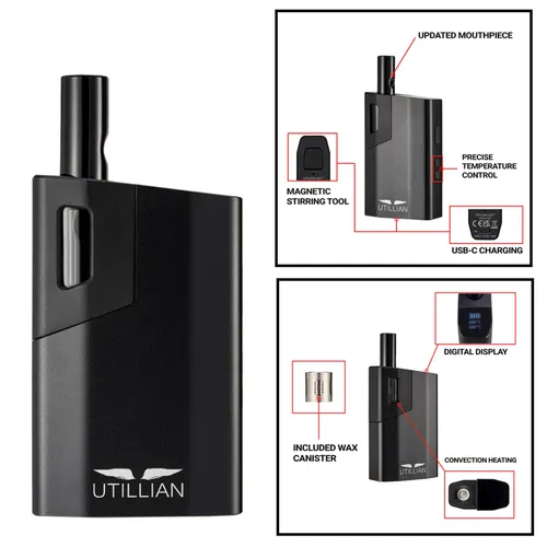 Utillian 621 Vaporizer - Black