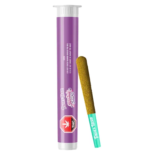 CttnCndy Grape Kief Coated Diamond Infused Pre-Roll