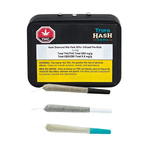 Hash Diamond Mix Pack 50%+ Infused Pre-Roll