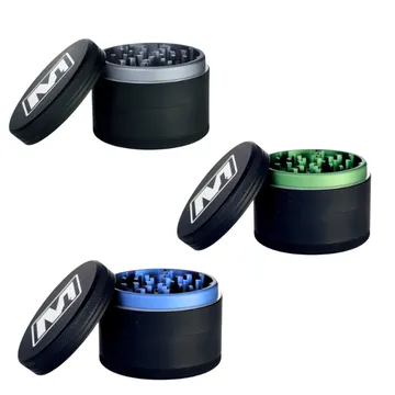 Marley Glass | 4-Piece Matte Finish Aluminum Grinder