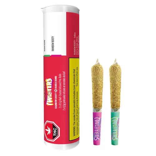 Twisters - Rainbow Booty + Bubba Bomb Infused Pre-Roll
