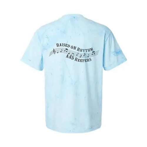 NB Gear | T-Shirt - Raised on Rhythm & Reefers Series - Vol 2. Blue