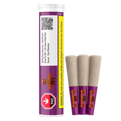 Cherry Watermelon- Quad Diamond Infused Pre-Roll