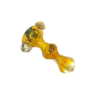Cartel | 5"  Fumed Scribble Spoon Pipe