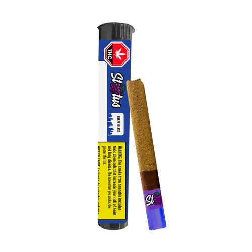 Grape Blast Liquid Diamond Infused Kief Coated Blunt