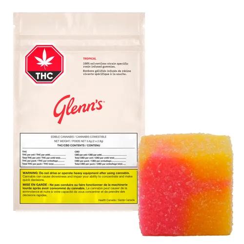 Rotating Live Resin Tropical Flavoured Gummies Rotating Live Resin Tropical Flavoured Gummies