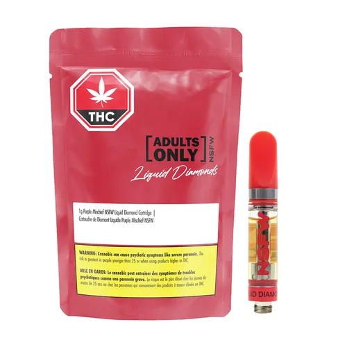 Purple Mischief NSFW Liquid Diamond Cartridge Purple Mischief NSFW Liquid Diamond Cartridge