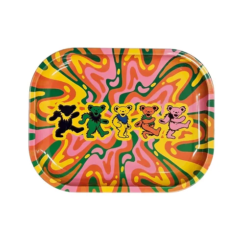 Blazy Susan x Grateful Dead | Dancing Bears Metal Rolling Tray