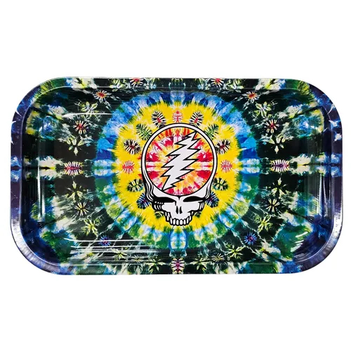 Blazy Susan x Grateful Dead | Tie-Dye Stealie Metal Rolling Tray