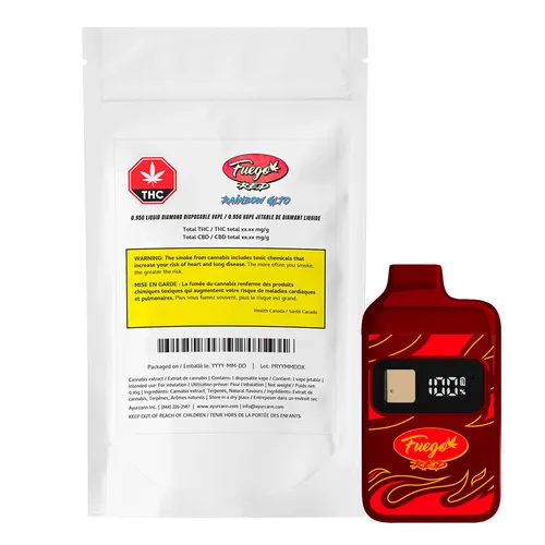 Rainbow GLTO Liquid Diamond Disposable Vape