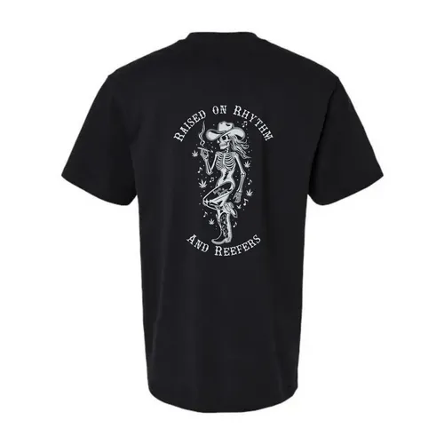 NB Gear | T-Shirt - Raised on Rhythm & Reefers Series - Vol 1. Black