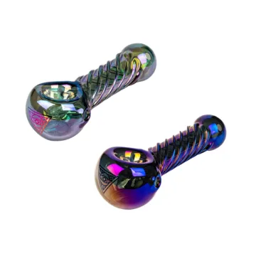 Red Eye Tek® | 4" Metallic Terminator Finish Twister Hand Pipe