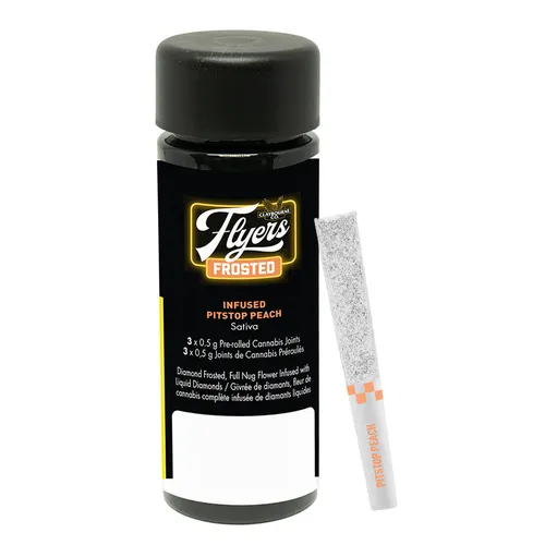 Flyers Frosted Infused Pitstop Peach Infused Pre-Roll