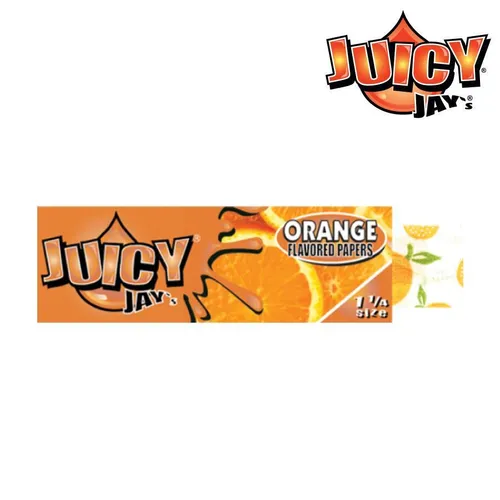 Juicy Jay 1 1/4 -Orange Rolling Papers
