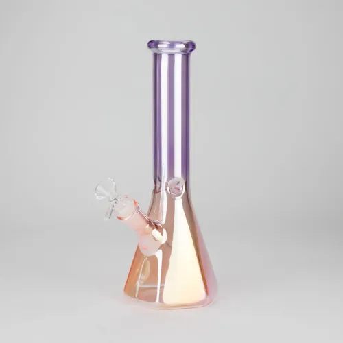 10" Glass Beaker Bong with Octagon Base