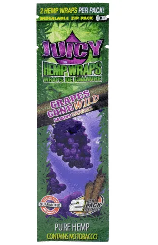 Juicy Hemp wraps - Grape
