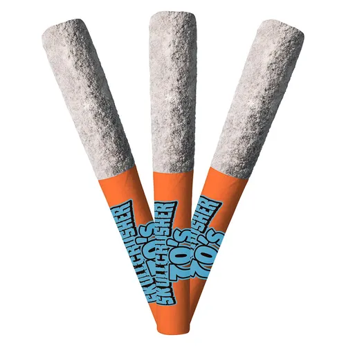 Skullcrusher 70's by RAD - Iced Orange - Quad Diamond Infused Pre-Roll - 3x0.45g