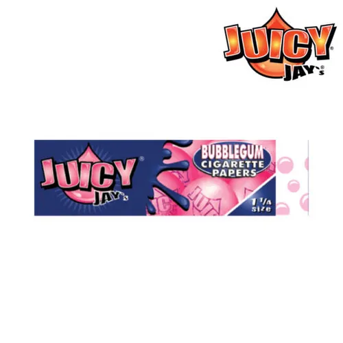 Juicy Jay 1 1/4 -Bubble Gum Rolling Papers