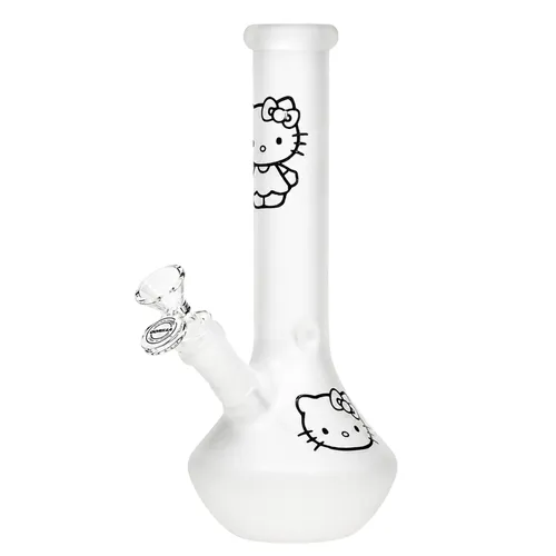 Arsenal - Frosted Glow Kitty Beaker - 10" 5mm