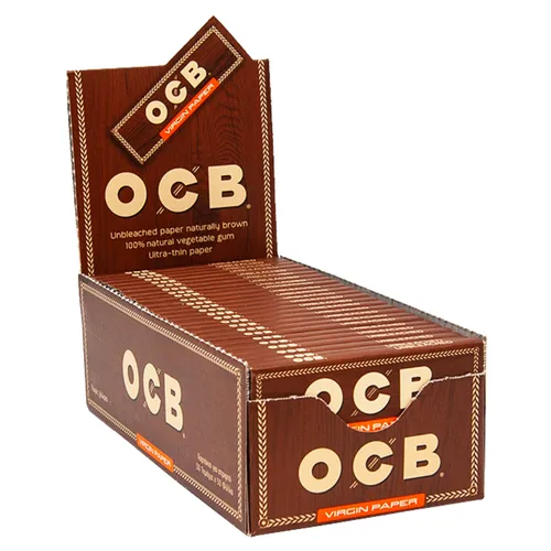 OCB Virgin Unbleached Single Wide Rolling Papers