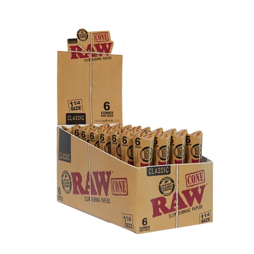 RAW Classic Cones | 1¼ 6-pack