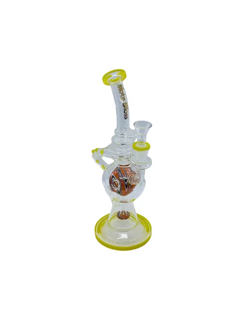 10" Wig-Wag Recycler Bong With Circ Percolator