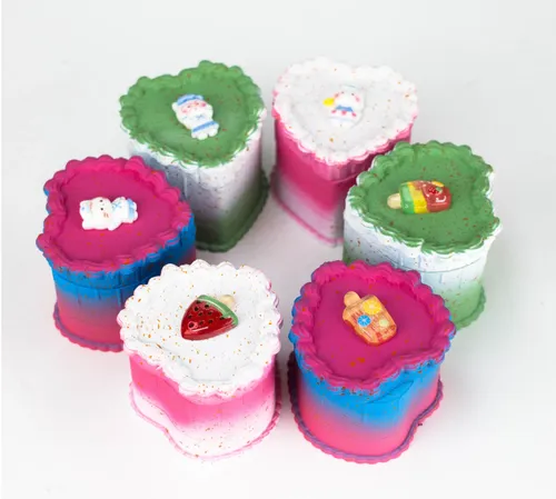 2.5" Heart Shaped Cake Metal Grinder 4 Layers
