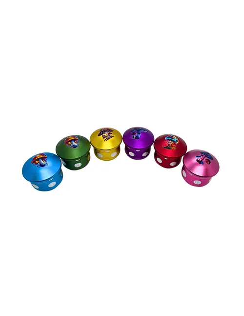 Aluminum Mushroom Grinder 4 Layers | Green