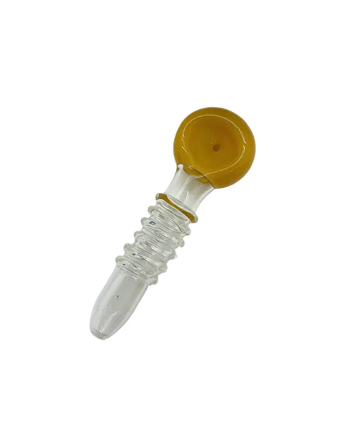 5" Glass Hand Pipes | Yellow