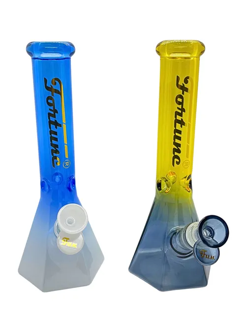 10" Fortune Two-Toned Glass Water Pipes