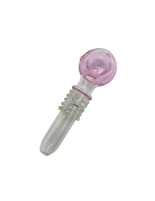 5" Glass Hand Pipes | Pink
