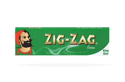 Zig Zag Green Rolling Papers | King