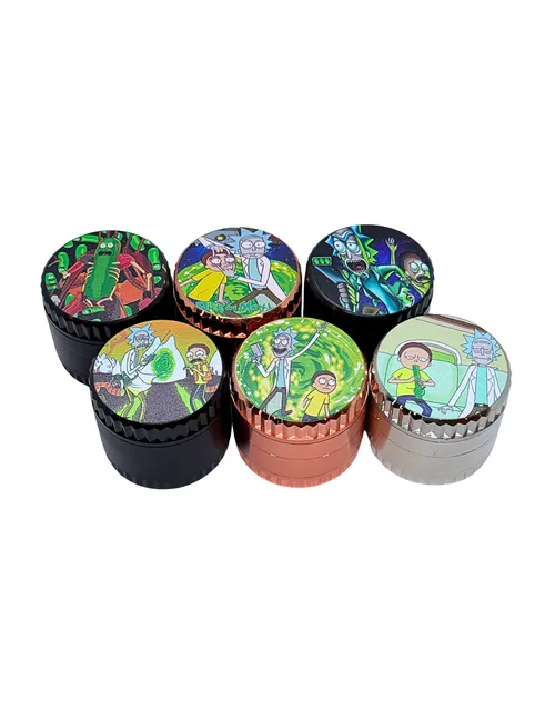 50mm Rick & Morty 4 Parts Metal Grinder