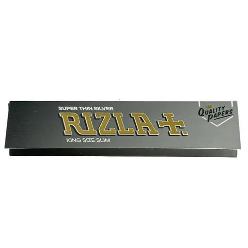 RIZLA Super Thin Silver Rolling Papers | King