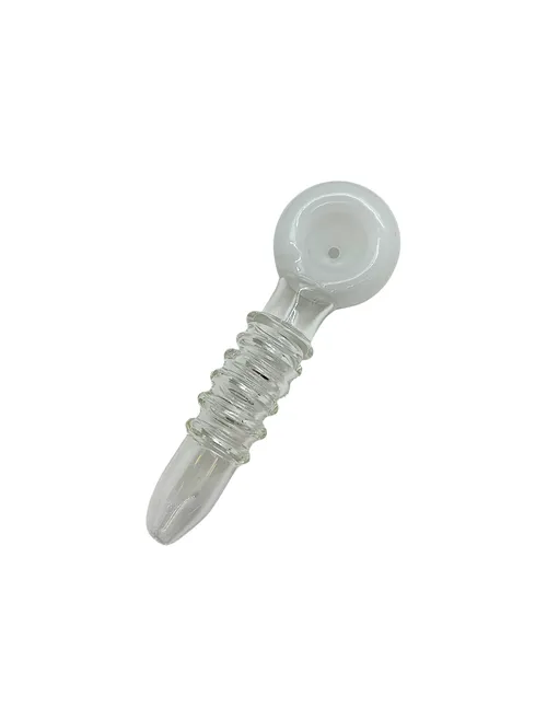 5" Glass Hand Pipes | White