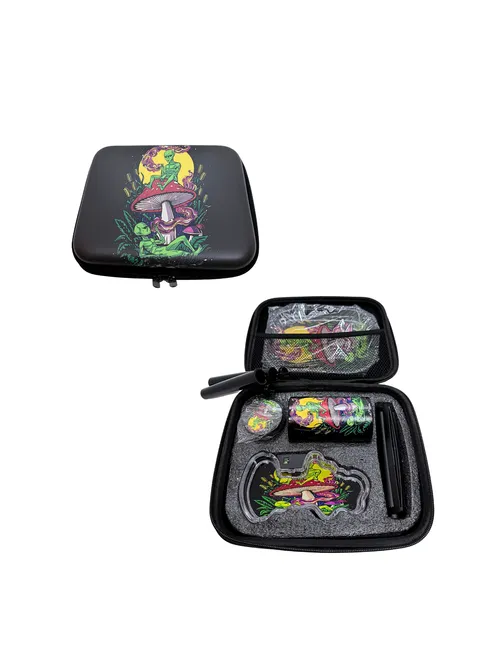Carrying Case Bundle Gift Set | Alien & Mushroom