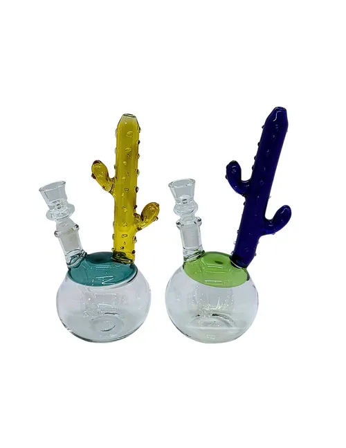 8" Cactus Design Bong