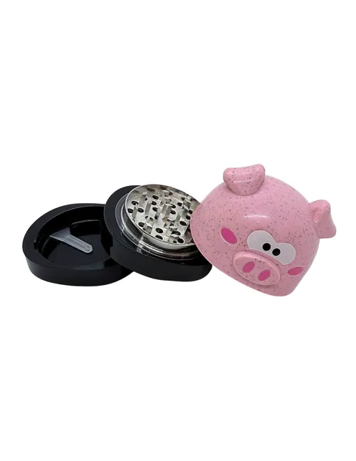 Cute Animal-Themed Herb Grinder | Pig