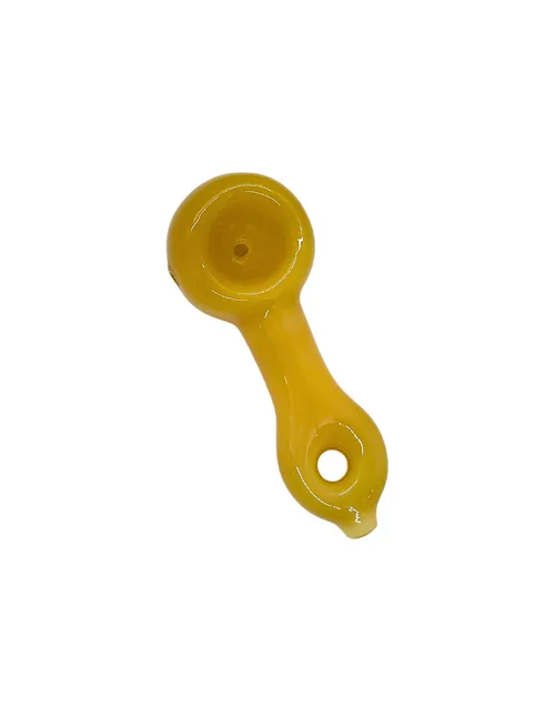 4" Glass Hand Pipes | Yellow