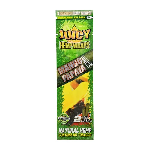 Juicy Jay's Hemp Wraps | Mango Papaya 2-pack