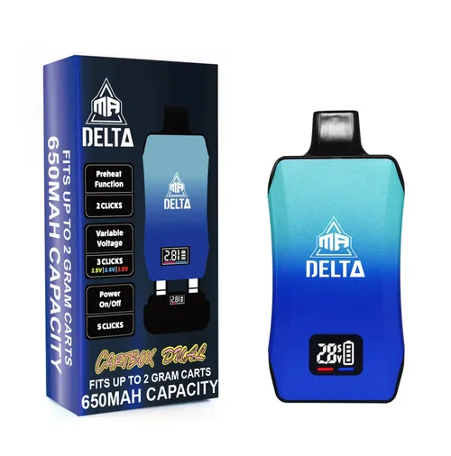 Mr. Delta 510 Vape Battery - Cartbox Dual | Blue